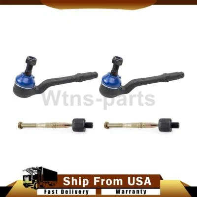 4x Tie Rod Ends Front Inner Outer For 2004 2005 2006 BMW X5 4.8L - Image 1 of 4