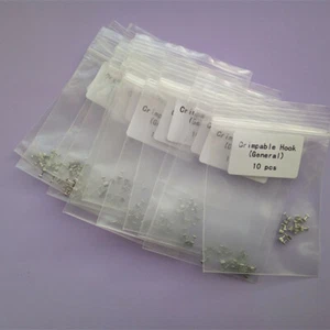 50 Packs Dental Orthodontic General Crimpable Hook Stainless Steel Short Type - Picture 1 of 5