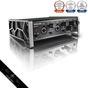 TASCAM US-2x2 2-In 2-Out Two Channel USB Audio MIDI Recording Interface NEW JP - Picture 1 of 7