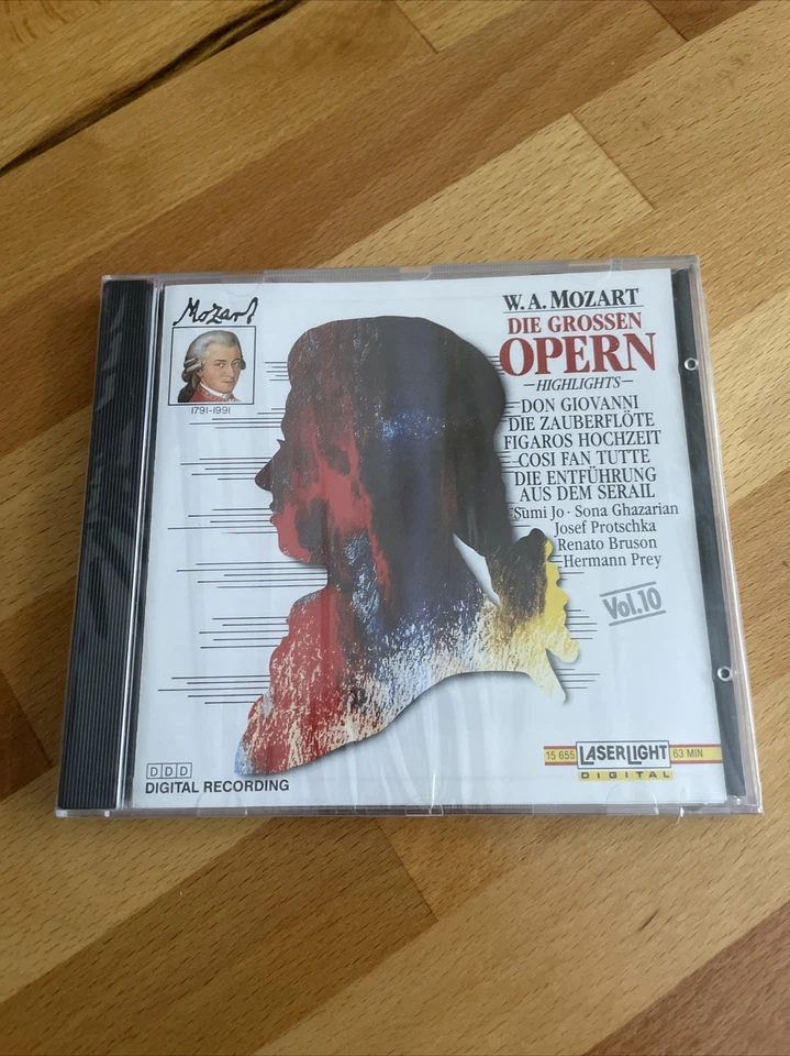 W.A. Mozart: Die großen Opern (Vol.10) - Neu in OVP (CD 1990) - Bild 1 von 2