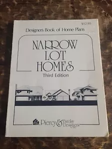 Narrow Lot Homes 3rd Edition Designer's Book Of Home Plans 1991 - Foto 1 di 12