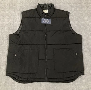 St John’s Bay gefütterte Weste Herren 5XLT schwarz geknöpfte Taschen durchgehender Reißverschluss $ 60 - Bild 1 von 8