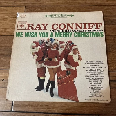 Vintage 1962 'We Wish You a Merry Christmas' Ray Conniff Singers Vinyl CS 8692 - Image 1 of 4