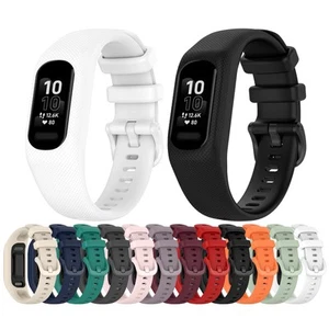 Watch Strap For Garmin Vivosmart 5/Smart 5 Silicone Replace Band Wristband HAU - Imagen 1 de 57