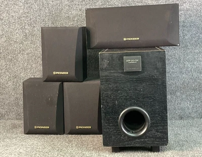 先锋 HTP100-SW 低音炮 🔊 带中环绕声扬声器 4 件套 🎶 — 第 1/4 张图片