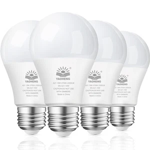 A21 LED Light Bulb, 150 Watt Equivalent LED Bulbs, 19W 2700K Warm White, 2300... - Picture 1 of 7
