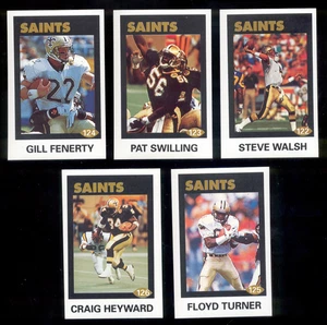 Juego de pegatinas Diamond New Orleans Saints 1992 Craig Heyward Pat Swilling Walsh - Imagen 1 de 1