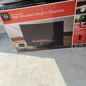Westpointe Electric Wall Mounted Fire Place 650/1300 Watt - Picture 1 of 1