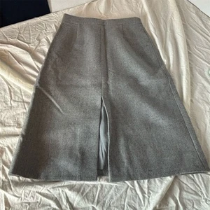 J. Crew Damen grau Wollmischung Bleistiftrock Größe 4 knielang - Bild 1 von 8