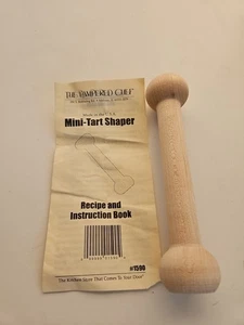 The Pampered Chef MINI Tarta Modelador Madera NUEVO Paquete Abierto #1590 - Imagen 1 de 1