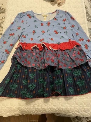 Girls Matilda Jane Choose you own path Feeling Festive Tunic Size 14 - Image 1 of 4