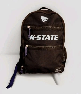 💥K STATE WILDCATS💥TEAM ISSUED NIKE BACKPACK NCAA COLLEGE ATHLETIC GEAR LARGE  - Image 1 of 4