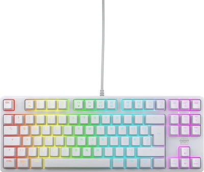CHERRY XTRFY K4V2 TKL, Wired Gaming Keyboard White Brand New - Image 1 of 4