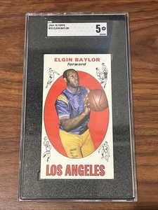 1969-70 Topps Baloncesto Elgin Baylor #35 SGC5 EX Los Angeles Lakers - Imagen 1 de 2