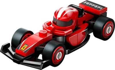 LEGO F1 Collectible Race Cars - Ferrari F1 Team Race Car with Driver Helmet - Image 1 of 4