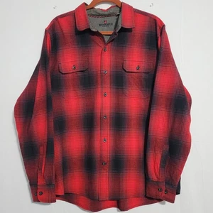 Woolrich Algodón Búfalo Cuadros Manga Larga Abotonada Franela Camisa Talla XL Grunge - Imagen 1 de 7