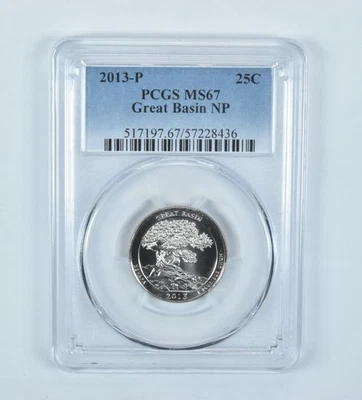 2013-P Washington Quarter ATB Great Basin MS67 PCGS *0397 - Image 1 of 4