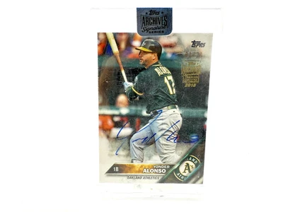 2018 Topps Archives Signature Series Yonder Alonso 01/21  Auto US36 - Image 1 of 3
