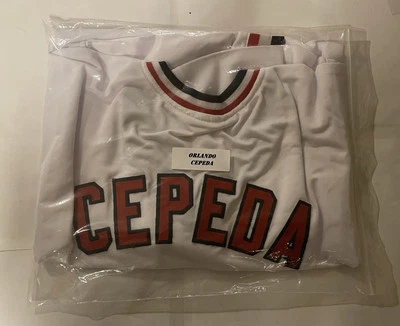 Camiseta de los Cardenales de San Luis firmada por Orlando Cepeda con certificado de autenticidad de la JSA Foto 1 de 4