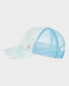 roxy BEAUTIFUL MORNING Sky Blue CAP HAT TRUCKER NEW WOMEN 1 Size cool one size - Picture 1 of 4