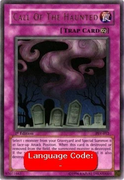 YuGiOh Call of the Haunted (V.2) PSV-EN012 Ultra Rare Englisch NM 1st - Bild 1 von 2