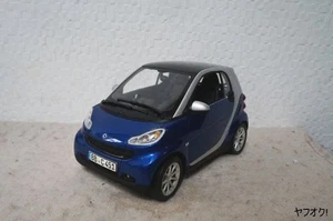 Minichamps Smart Fortwo Coupe 1 18 diecast car blue smart - Picture 1 of 5
