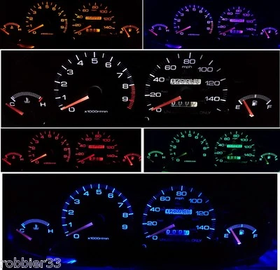 KIT LED para 94-01 Acura Integra Gauge Cluster KIT LED + licencia bombilla led t10 Foto 1 de 4