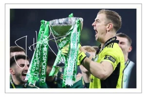 JOE HART Autografo Firmato 6x4 FOTO Firma Fan Stampa Regalo CALCIO CELTICO - Foto 1 di 1