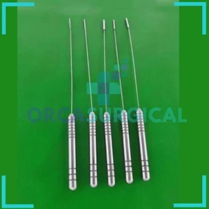 Juego de sondas coronarias instrumentos cardiovasculares 5 piezas acero inoxidable - Imagen 1 de 3