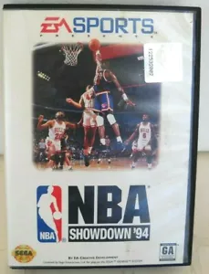 **1994 SEGA GENESIS NBA SHOWDOWN `94 EA SPORTS GAME, CASE & INSTRUCTIONS** - Foto 1 di 3