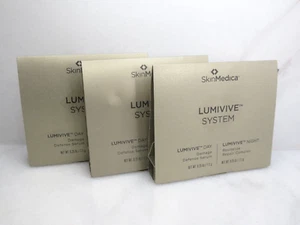 SKINMEDICA LUMIVIVE SYSTEM DAY REPAIR SERUM & NIGHT REPAIR COMPLEX SET OF 3 - Picture 1 of 4