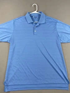 Adidas Golf Polo Shirt Mens XL Extra Large Blue Button Short Sleeve - Picture 1 of 16