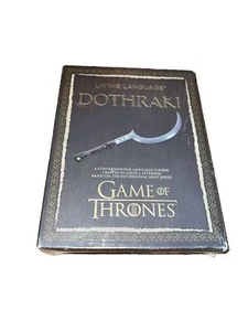 Living Language Dothraki by David Peterson (Mixed Media, 2014) NEW Sealed - Imagen 1 de 3