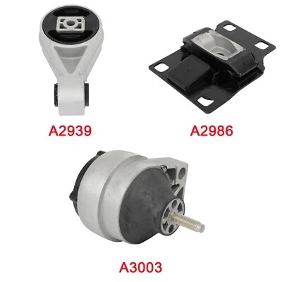 3Pcs Engine Motor Trans Mount Fits 2000-2003 Ford Focus 2.0L DOHC 2939 2986 3003 - Image 1 of 4