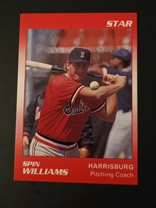 1990 Star Harrisburg Senators Spin Williams #24