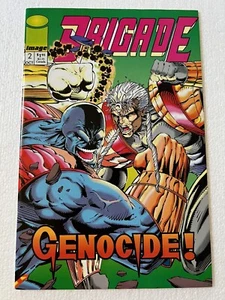 Brigade 2 Image Comics 1992 NM - 9.0 - 9.2 Insert Cards Intact / Liefeld Cvr - Picture 1 of 12