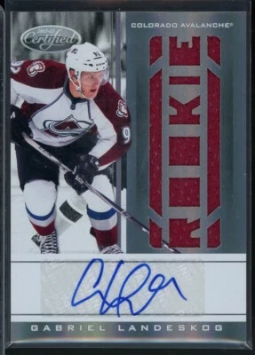 2011-12 Certified RC Autograph Jersey #222 Gabriel Landeskog 183/499 - Image 1 of 2