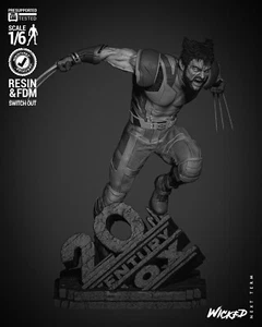 Wolverine 2024 Estatua Resina Impresa en 3D Hágalo Usted Mismo Modelo Kit - Imagen 1 de 4
