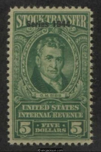 Stock Transfer Tax Stamp, RD177 mint, F-VF - Picture 1 of 1