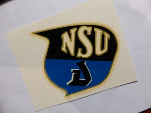 NSU Rueda D Derecha Letra Calcomanía Calcomanía Agua 71x60mm, 20241N - Imagen 1 de 1