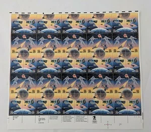 Hoja de 50 estampillas US Sc 2631-34 logros espaciales Rusia/Estados Unidos - Imagen 1 de 4