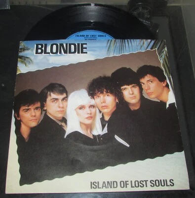 BLONDIE Island Of Lost Souls  ORIG 1st UK 1982 CHRYSALIS PIC COVER 45" NR MINT - Image 1 of 4