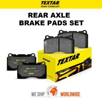 TEXTAR Rear Axle BRAKE PADS SET for MITSUBISHI OUTLANDER II 3.0 AWD 2009-2012 - Image 1 of 4