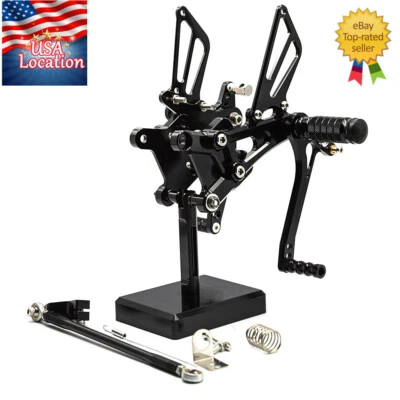 For Honda CBR600 F4I 2001-2007 2004 2005 2006 CNC Rearset Footpeg Rear Set Pedal - Изображение 1 из 4