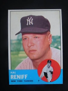 1963 Topps Baseball Card #546 Hal Reniff (NM) - Picture 1 of 2