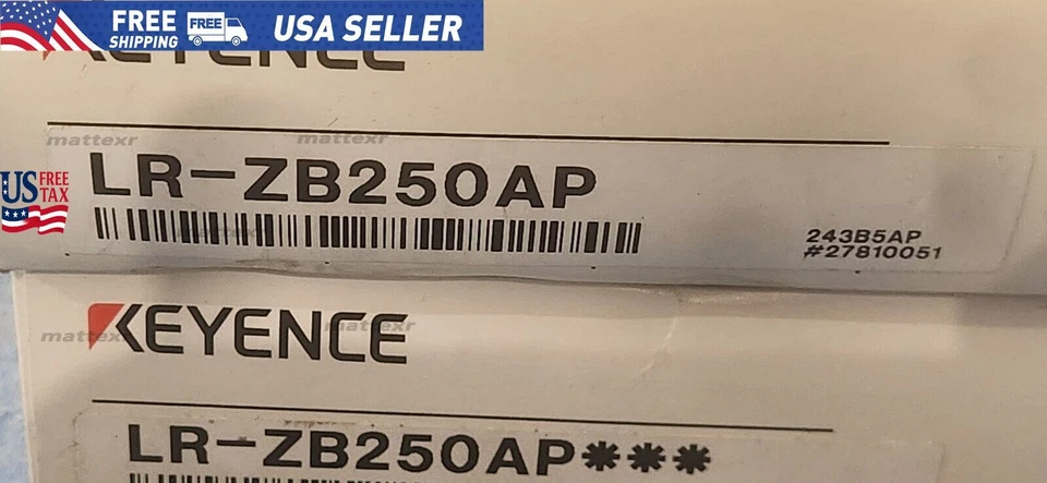 Keyence LR-ZB250AP LRZB250AP Laser Sensor FREE SHIPPING - Image 1 of 1