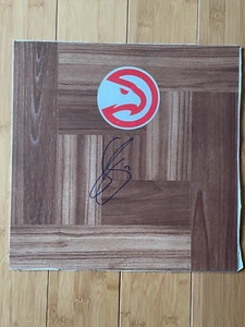 Jeremy Lin Signed Hawks Floor Piece Raptors Knicks NBA China  - Picture 1 of 2