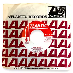 Promo - Arif Mardin- Glass Onion/Sympathy For the Devil-Atlantic 45-2858 45(NEW) - Imagen 1 de 5