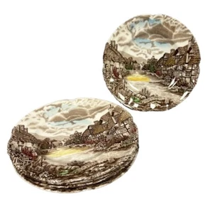 Johnson Bros. Olde Englische Landschaft Brot & Butter Teller 6 Zoll - 8er Set - Bild 1 von 4