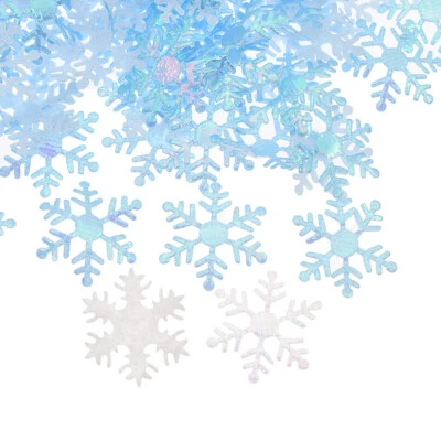 200Pcs 3cm DIY Non-woven Cloth Snowflake Appliques Christmas Hat Socks Decor DIY - Image 1 of 4